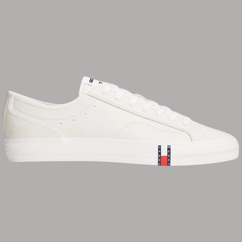 Sneakers in Pelle Tommy Jeans Archive con Bandierina Iconica - 8