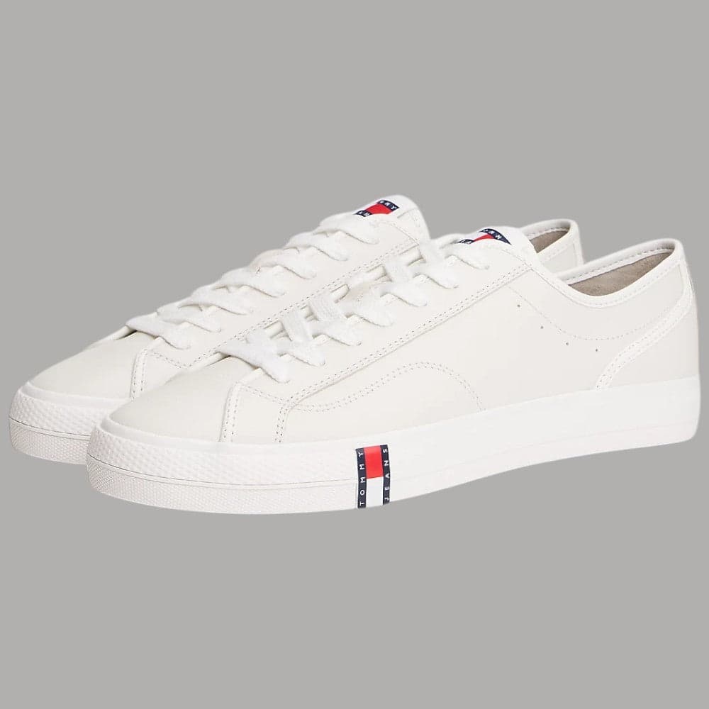 Sneakers in Pelle Tommy Jeans Archive con Bandierina Iconica - 3