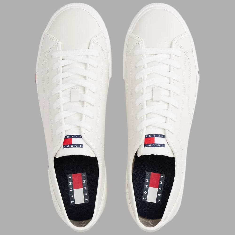Sneakers in Pelle Tommy Jeans Archive con Bandierina Iconica - 5