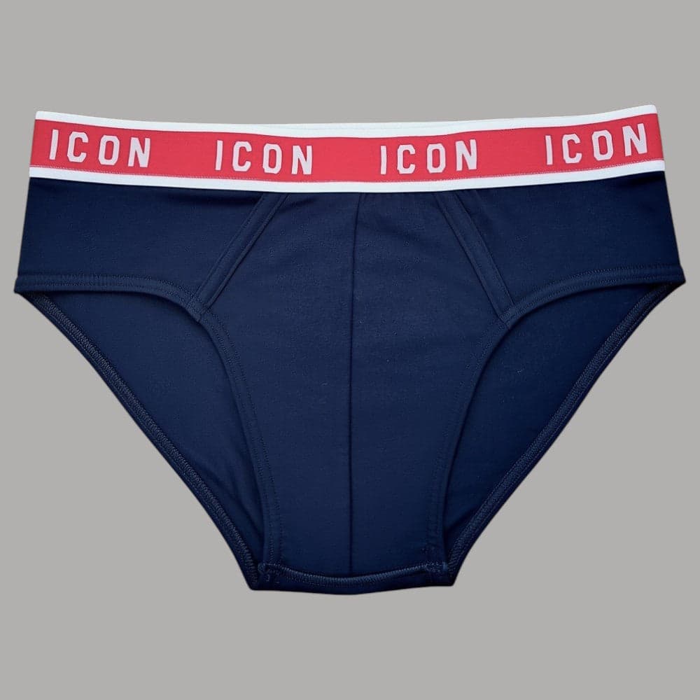 Set 3 Slip ICON Uomo con Fascia Rossa e Logo - 2