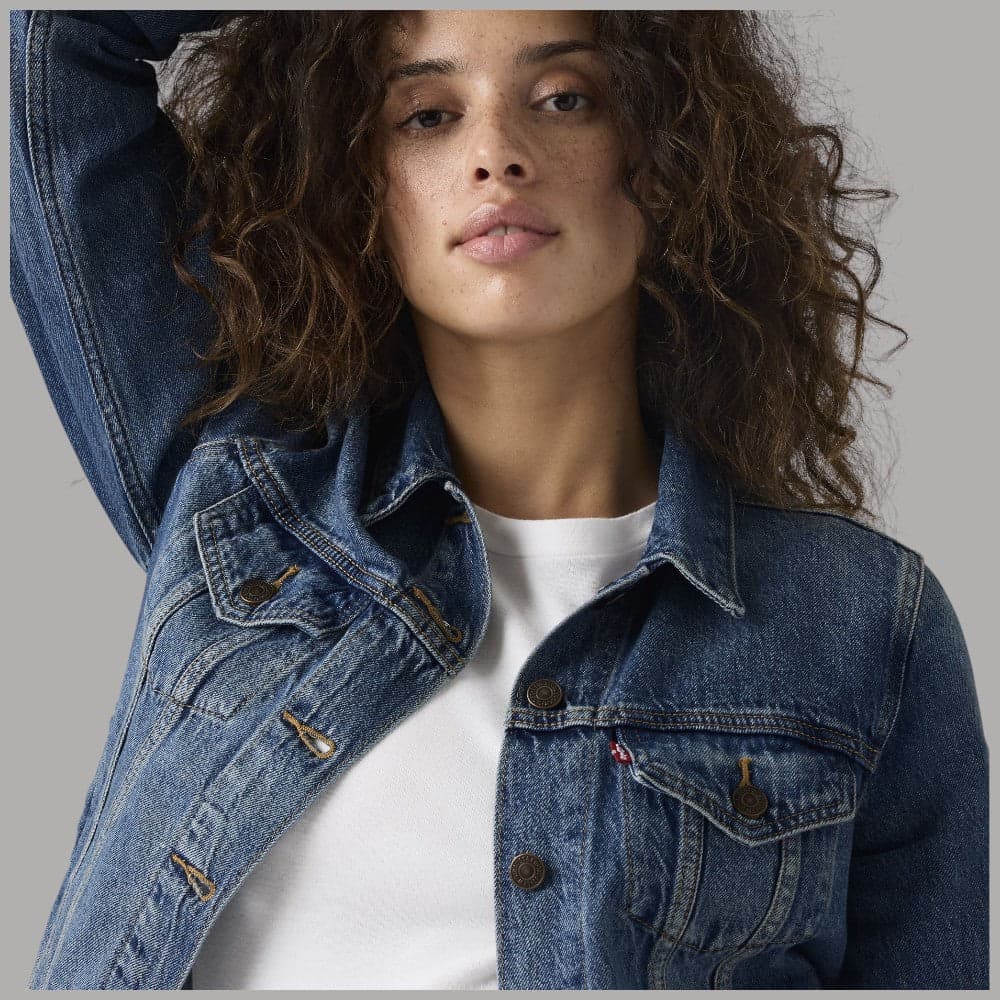 Giacca Levi's Trucker Donna Slim Fit Denim Originale 299450063 - 3