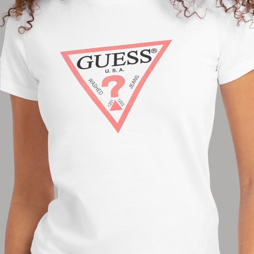 T-shirt Guess GJ Logo Triangolo Cotone Regular Fit - 2