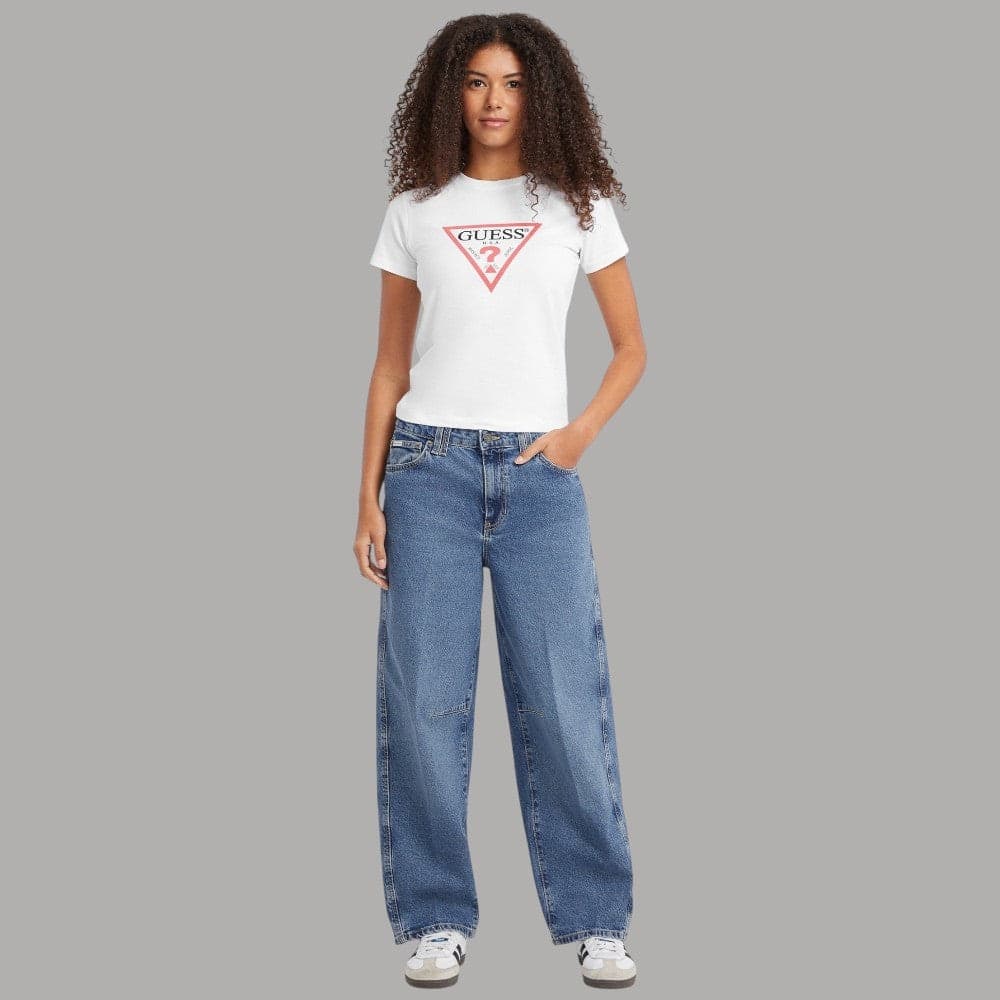 T-shirt Guess GJ Logo Triangolo Cotone Regular Fit - 3