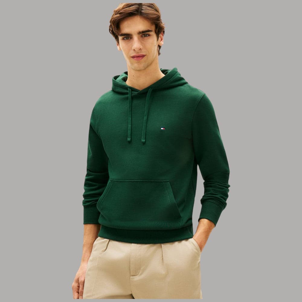 Felpa Cappuccio Tommy Hilfiger Bandierina 100% Cotone Regular Fit - 15