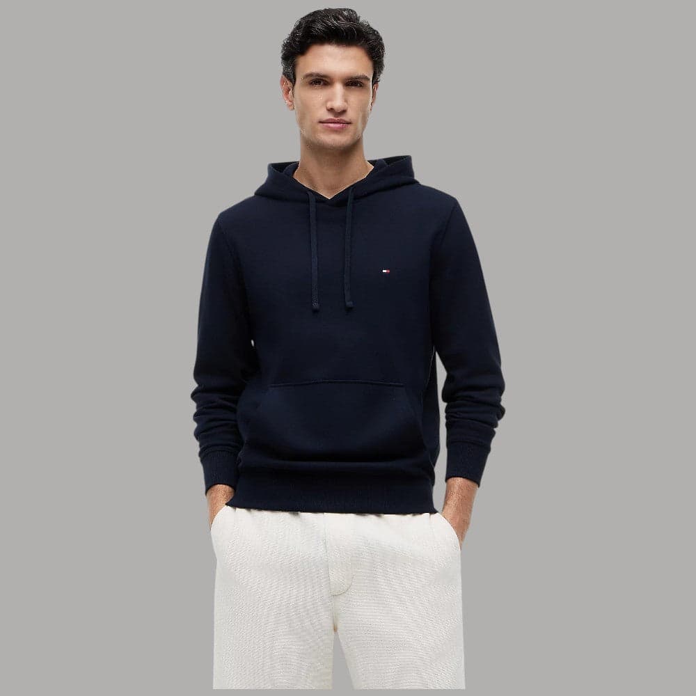 Felpa Cappuccio Tommy Hilfiger Bandierina 100% Cotone Regular Fit - 5