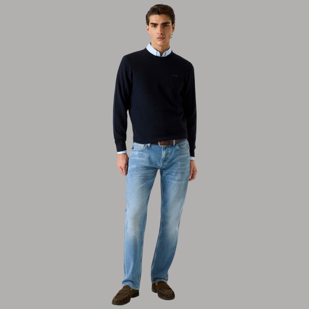 Guess Maglione Uomo Lyocell con Ricamo Logo sul Petto - 2