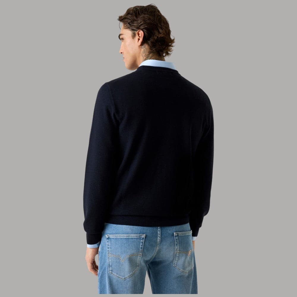 Guess Maglione Uomo Lyocell con Ricamo Logo sul Petto - 3