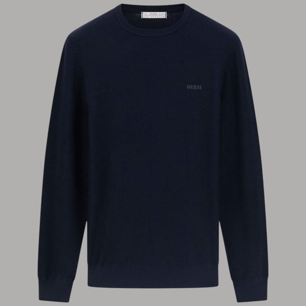 Guess Maglione Uomo Lyocell con Ricamo Logo sul Petto - 5