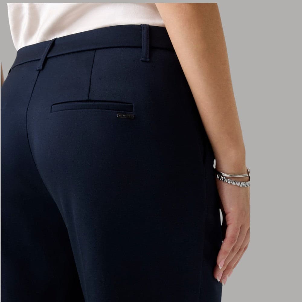 Chloe Pantaloni Guess Relaxed in Viscosa con Bottone Gioiello - 3