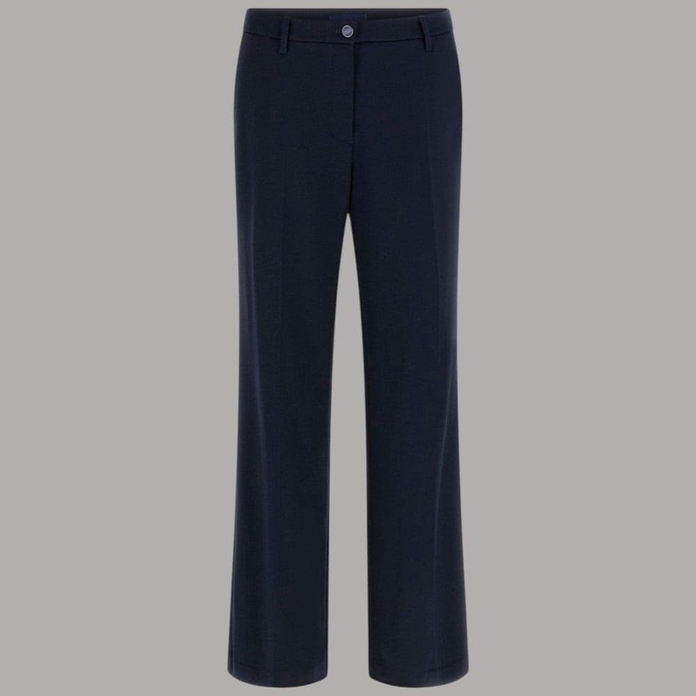 Chloe Pantaloni Guess Relaxed in Viscosa con Bottone Gioiello - 4