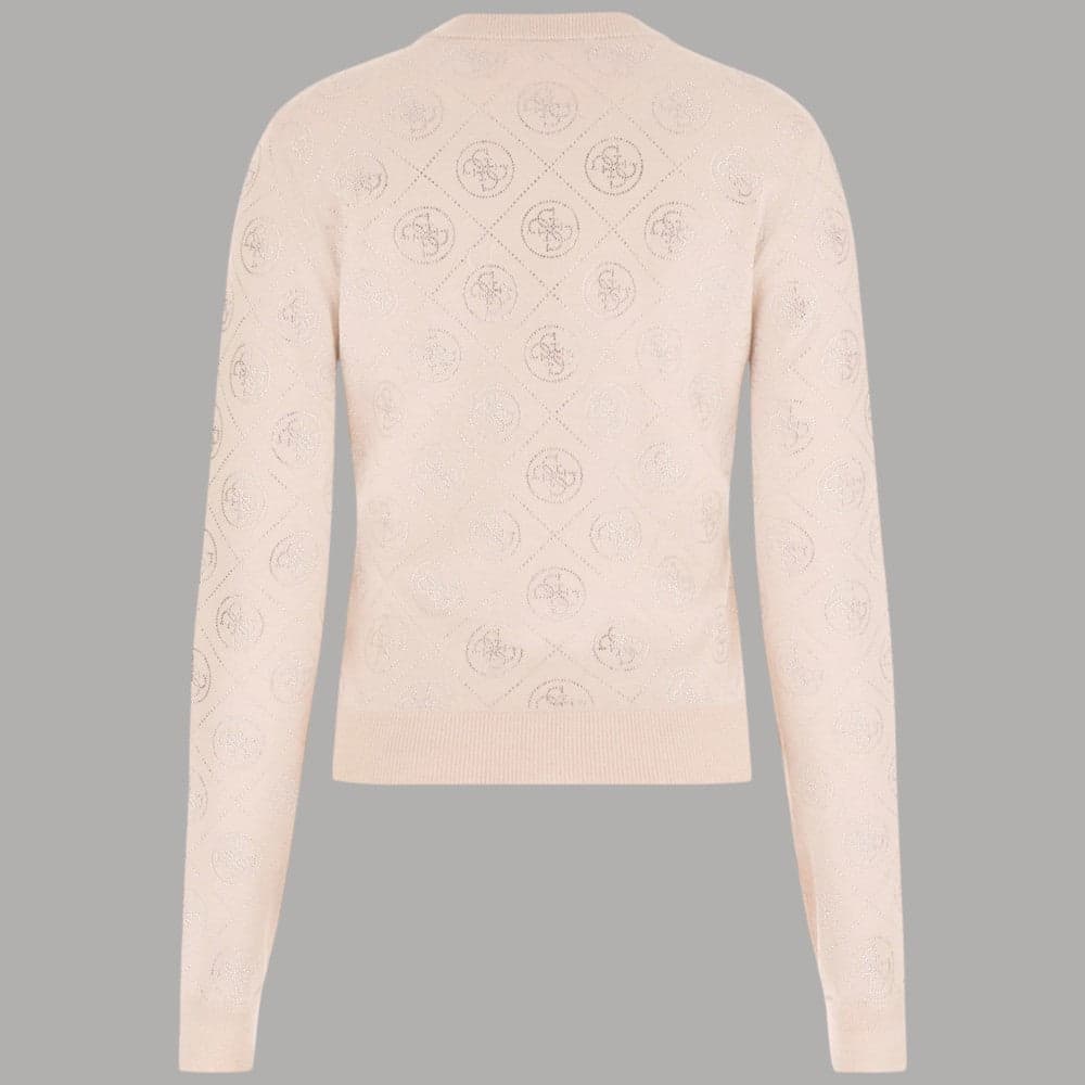 Pullover Guess 4G con Strass, Maglione Elegante Donna - 6