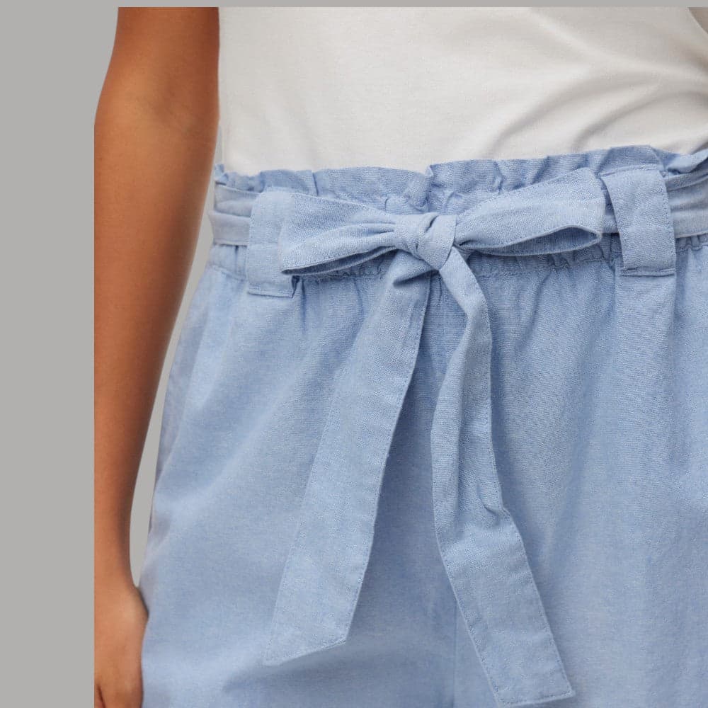 Vero Moda: Pantaloncini Cotone Lose Fit con Fusciacca Elegante - 4