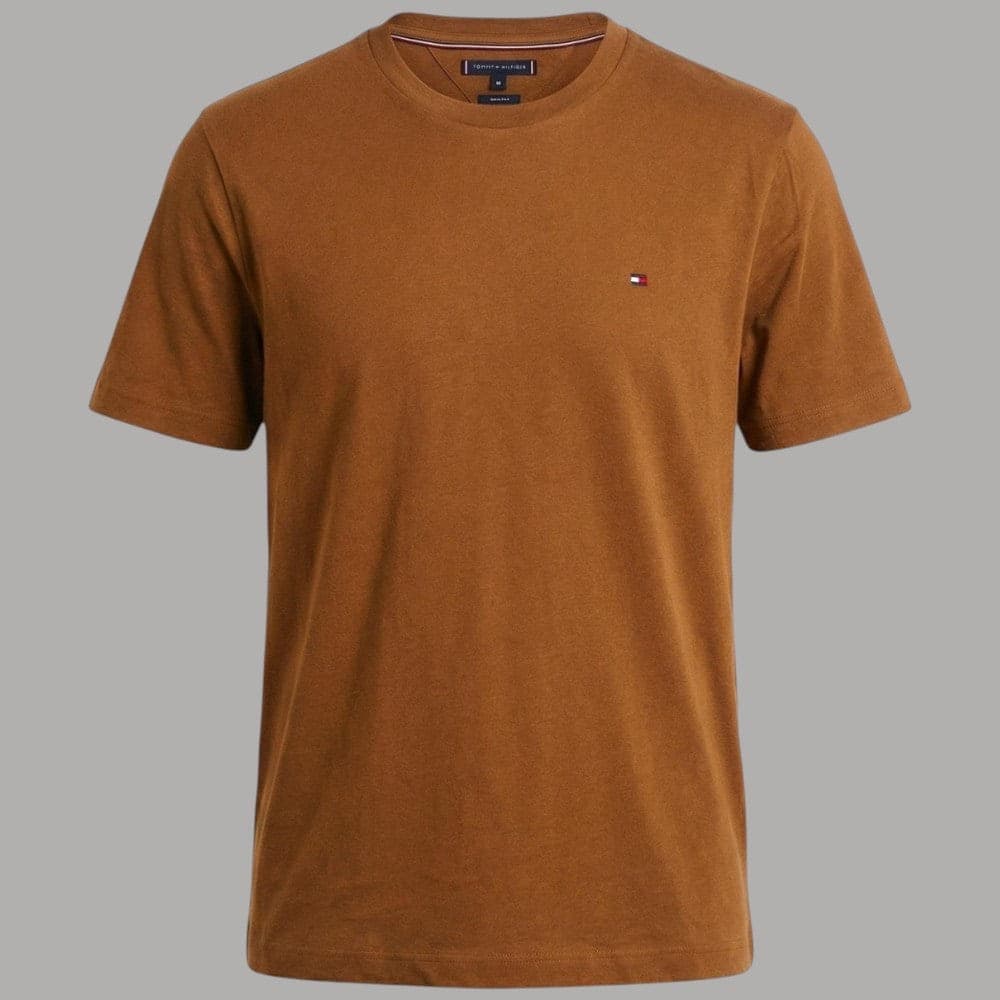 T-shirt Cotone Tommy Hilfiger Regular Fit con Ricamo Iconico - 3