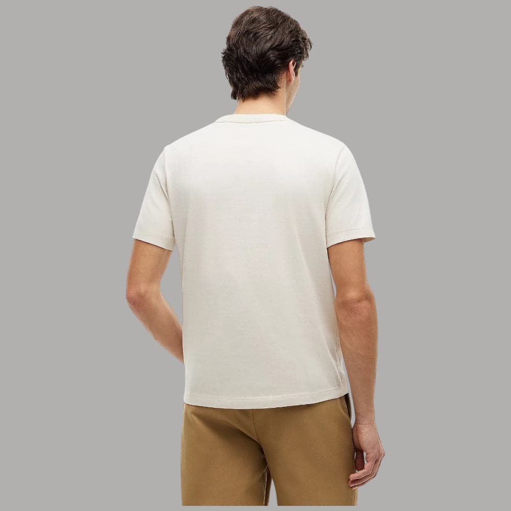 T-shirt Cotone Tommy Hilfiger Regular Fit con Ricamo Iconico - 5