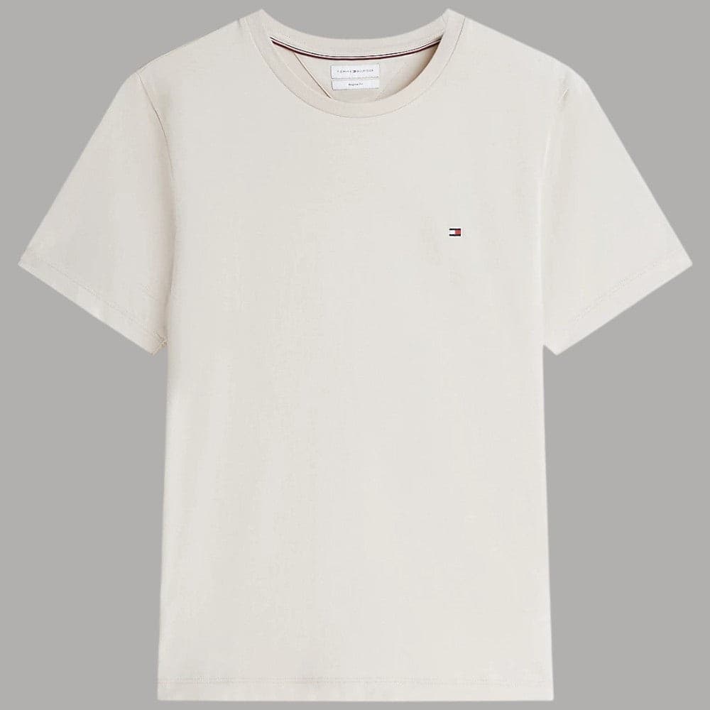 T-shirt Cotone Tommy Hilfiger Regular Fit con Ricamo Iconico - 6