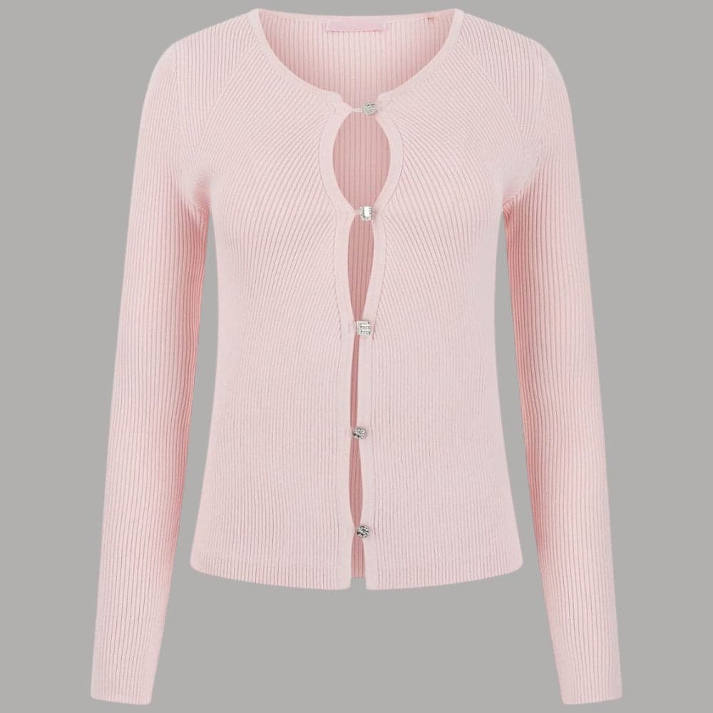 Eleganza Ribattuta: Cardigan Guess con Bottoni Gioiello - 8