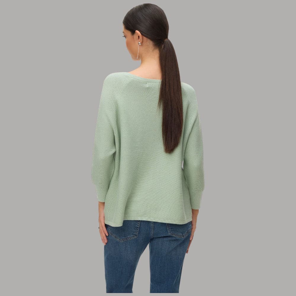 Pullover Donna Vero Moda New Nora 3/4 Cotone Scollo Barca - 3