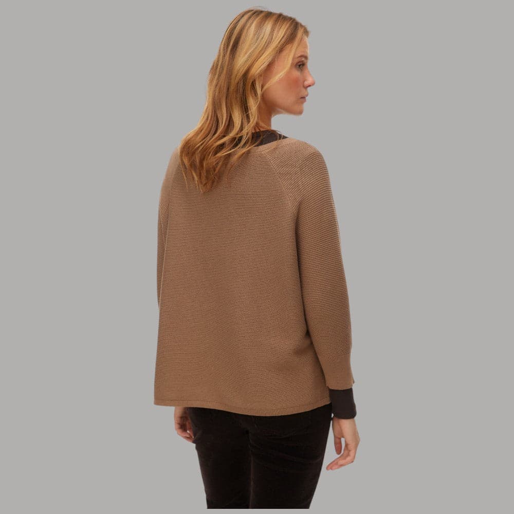 Pullover Donna Vero Moda New Nora 3/4 Cotone Scollo Barca - 8