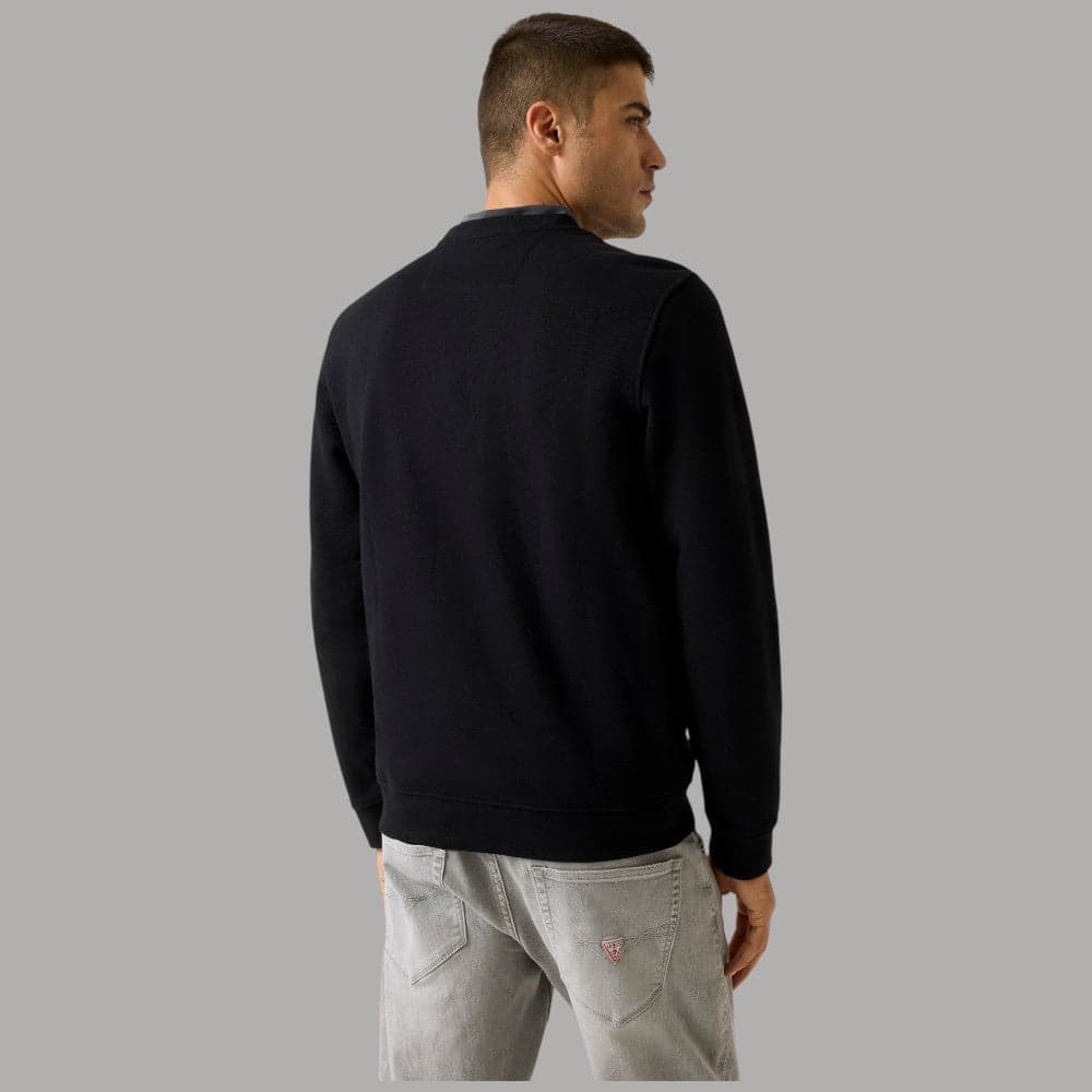 Felpa Guess Uomo Patch Logo - Comoda e Stile Casual - 7