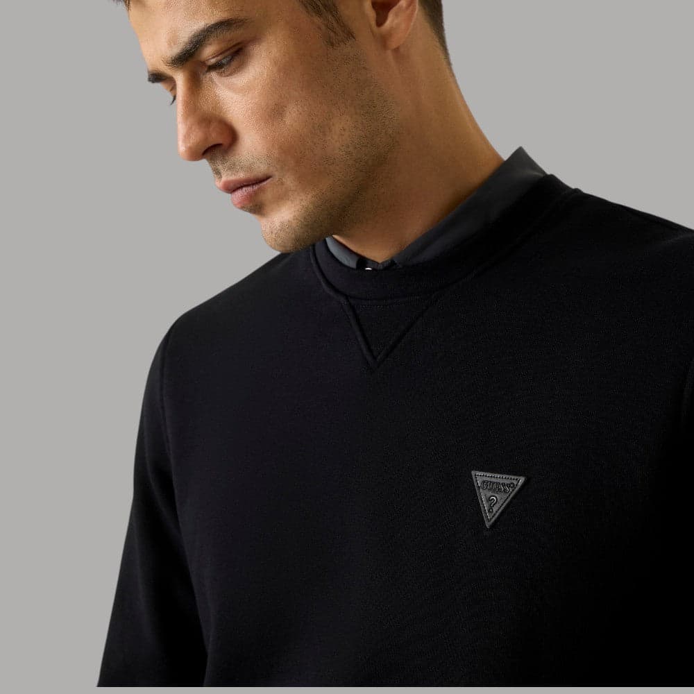 Felpa Guess Uomo Patch Logo - Comoda e Stile Casual - 8