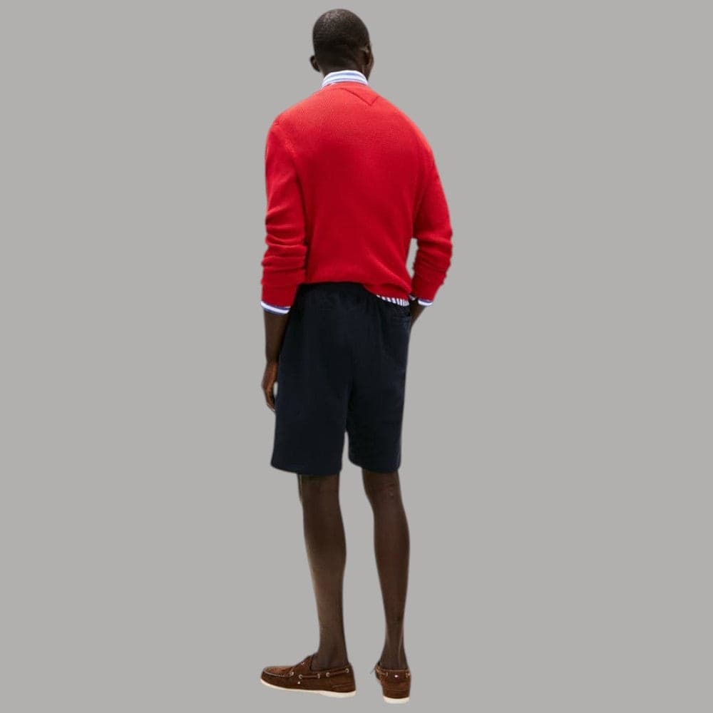 Tommy Hilfiger Bermuda Cotone Regular Fit con Bandierina Ricamata - 4