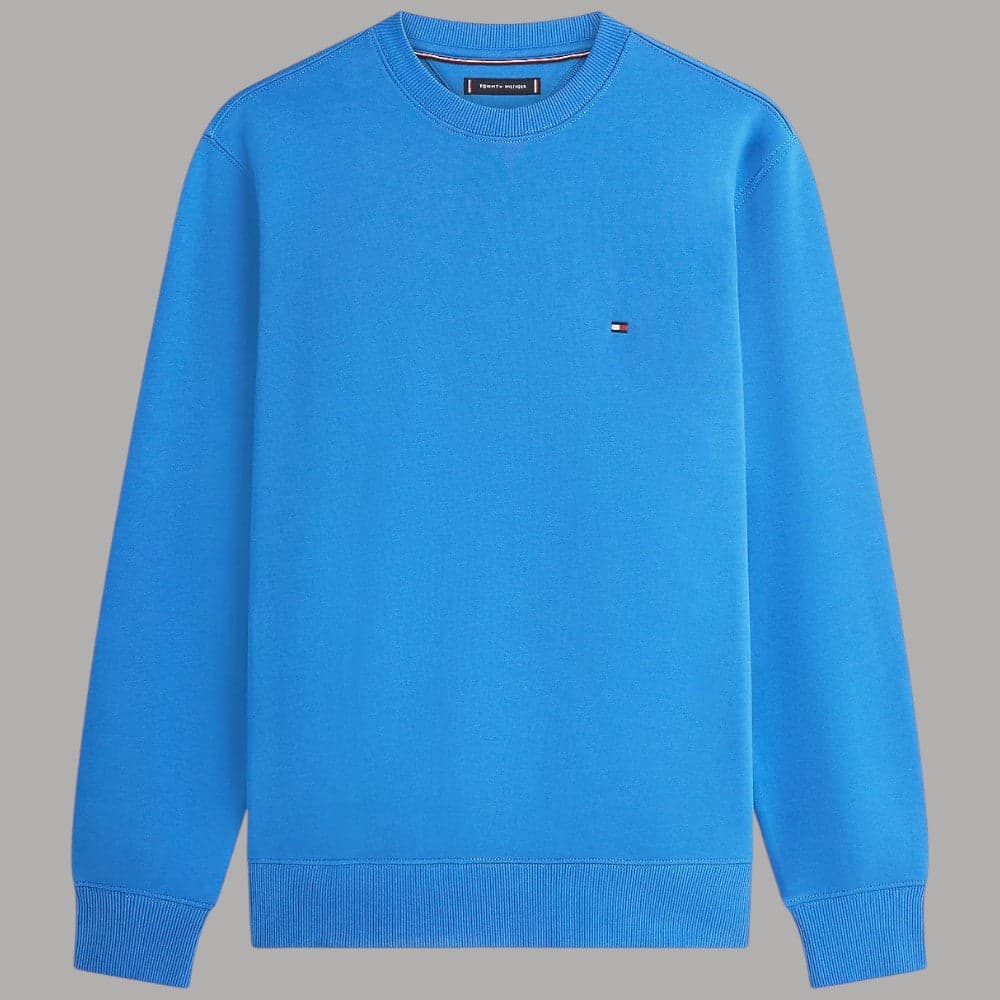 Felpa Girocollo Cotone Tommy Hilfiger con Bandierina Ricamata - 14
