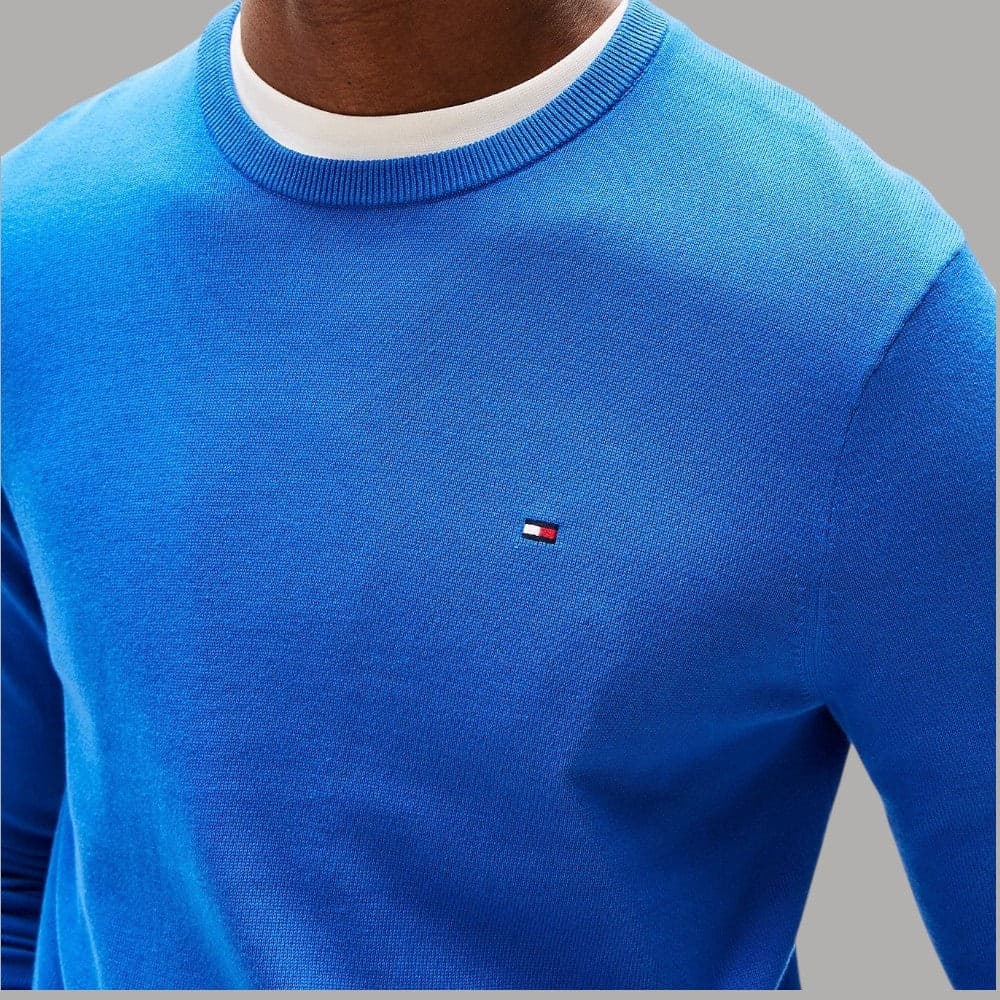 Tommy Hilfiger Pullover Cotone Regular Fit Bandierina Ricamata - 2