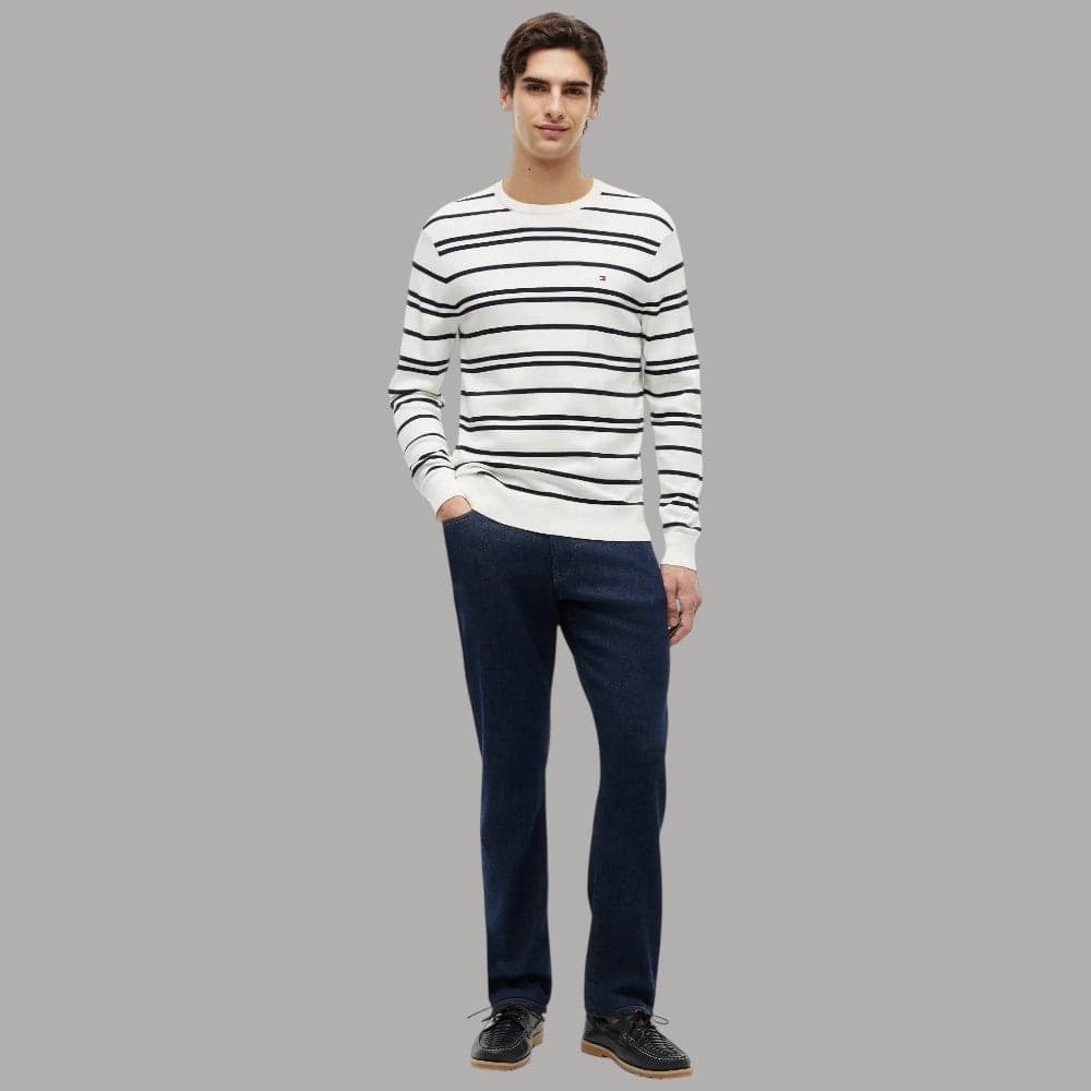 Tommy Hilfiger Pullover Cotone Regular Fit Bandierina Ricamata - 16