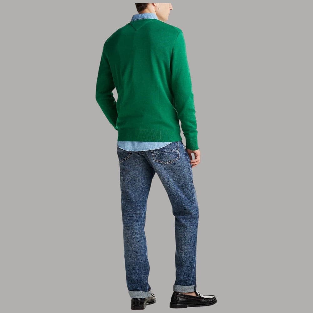 Tommy Hilfiger Pullover Cotone Regular Fit Bandierina Ricamata - 8