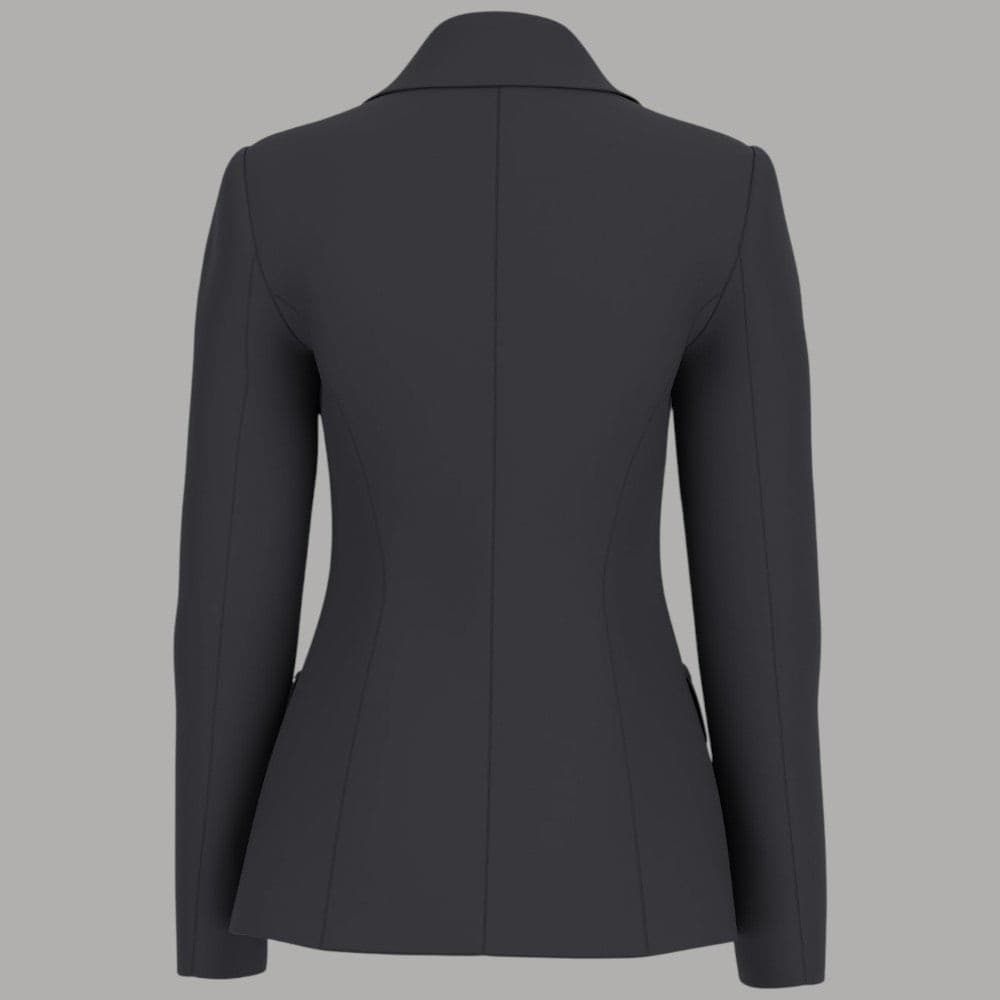 Giacca Guess Blazer Nera Viscosa Regular Elegante 1 Bottone - 2