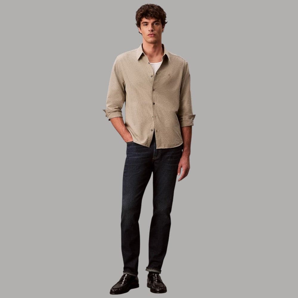 Jeans Calvin Klein Slim Tapered Vintage Blu Indaco Uomo - 2