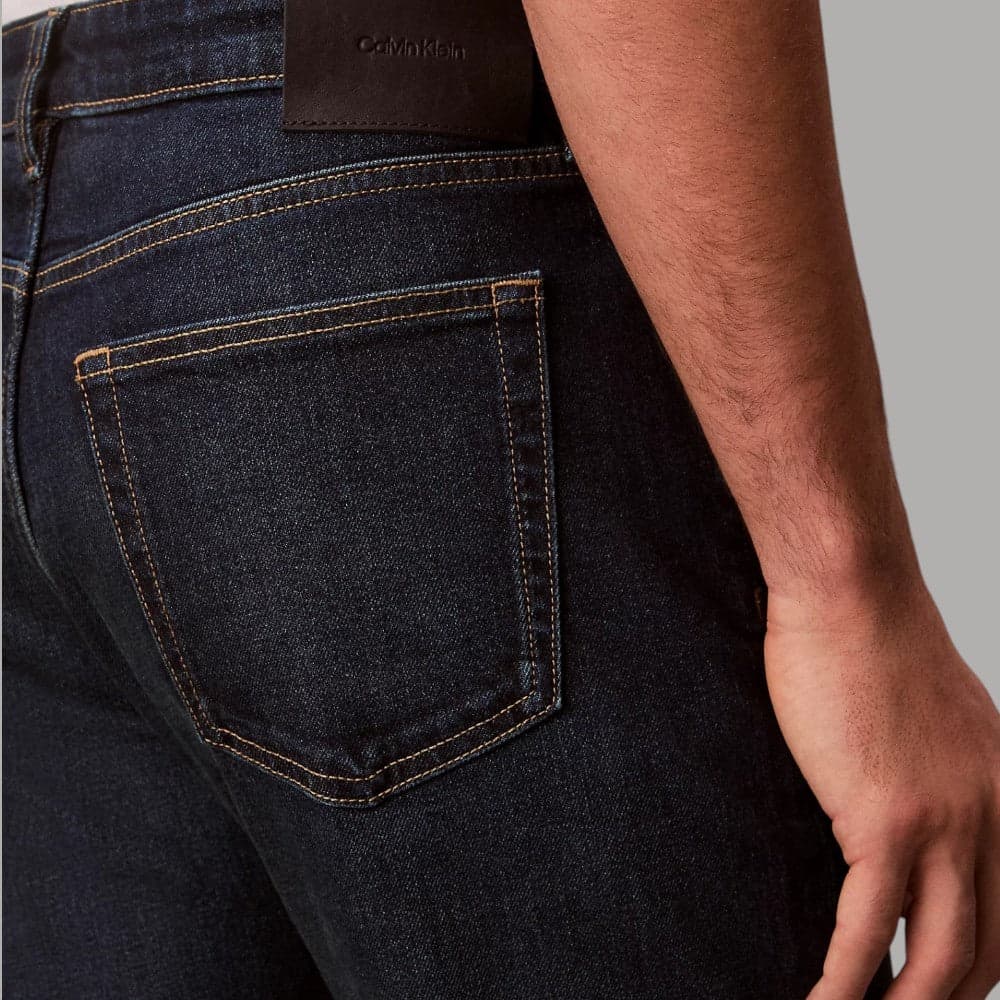 Jeans Calvin Klein Slim Tapered Vintage Blu Indaco Uomo - 5