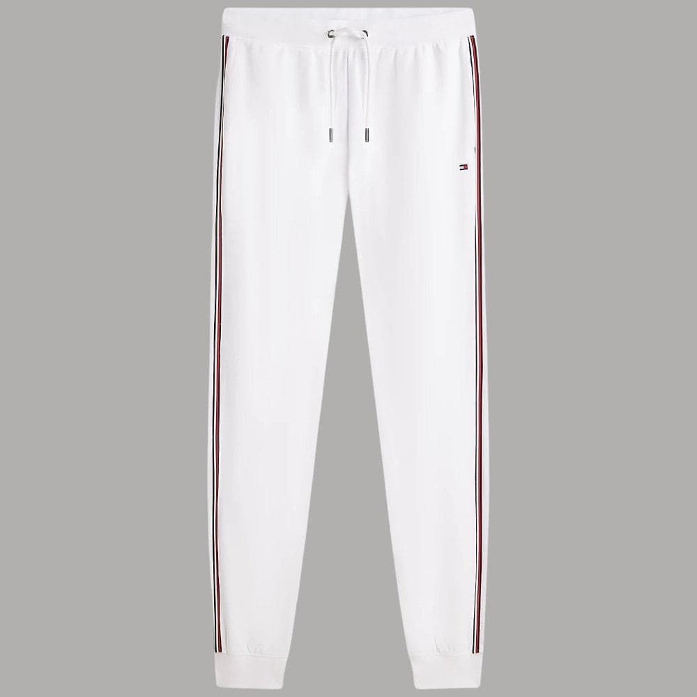 Tommy Hilfiger Pantaloni Jogging Stripe Cotone con Logo Iconico - 5