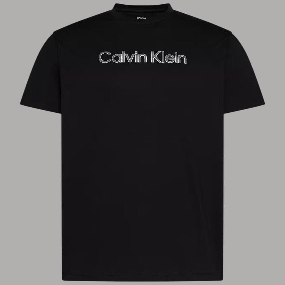 T-shirt Calvin Klein Cotone Logo Petto Art. LV04LF809G - 1