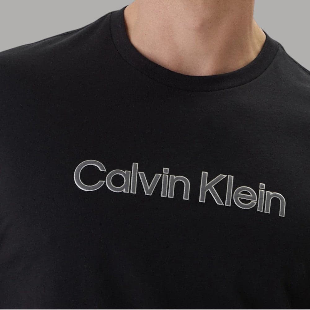T-shirt Calvin Klein Cotone Logo Petto Art. LV04LF809G - 3
