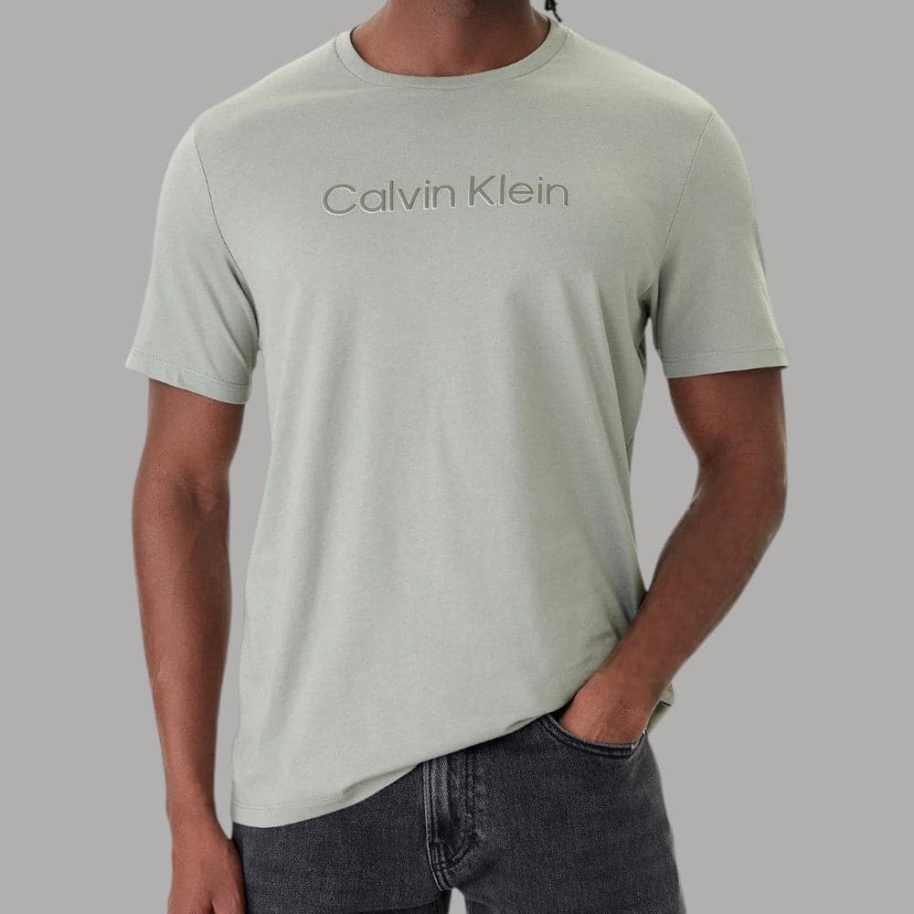 T-shirt Calvin Klein Cotone Logo Petto Art. LV04LF809G - 6
