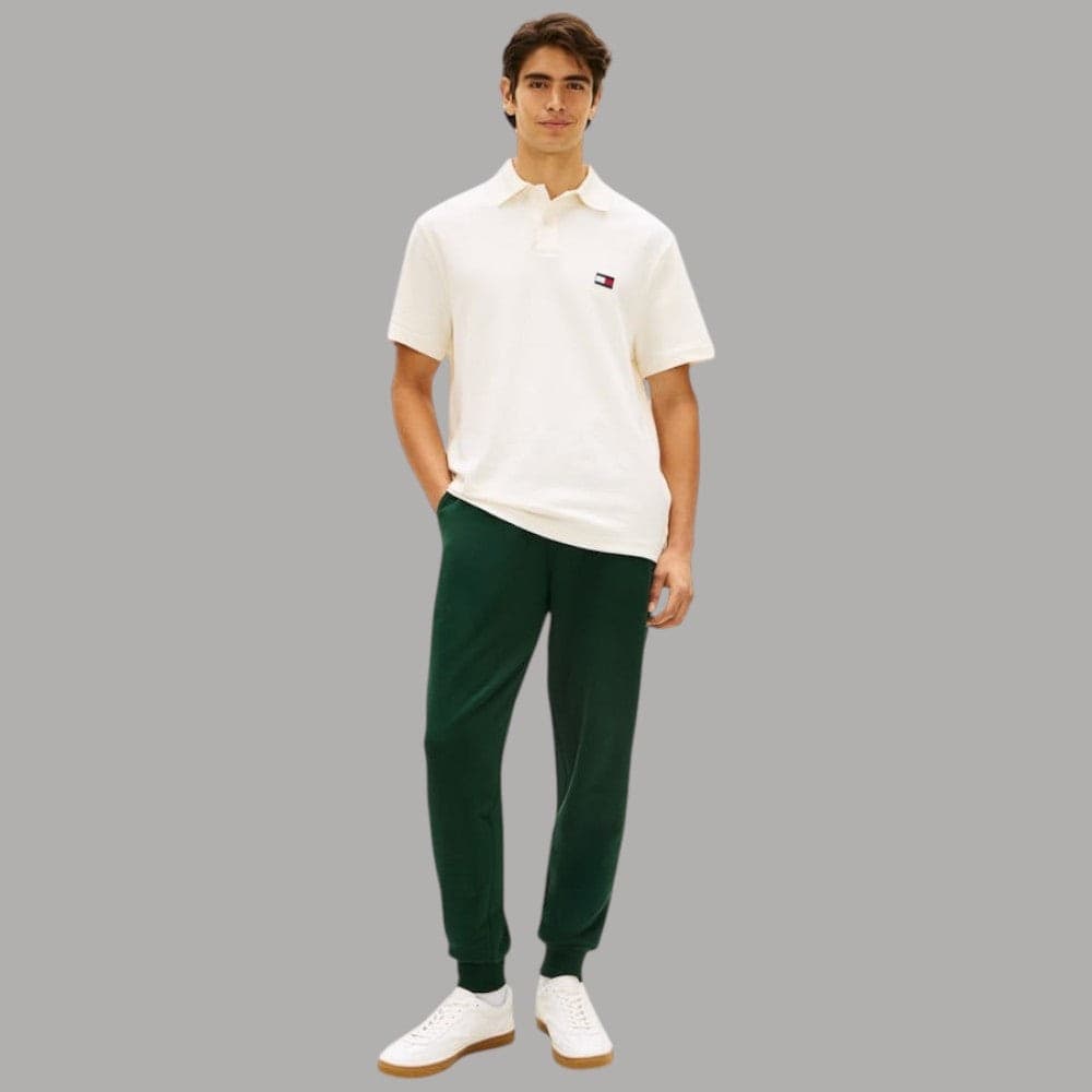 Jogger Garzato Tommy Hilfiger con Bandierina Ricamata in Cotone - 2