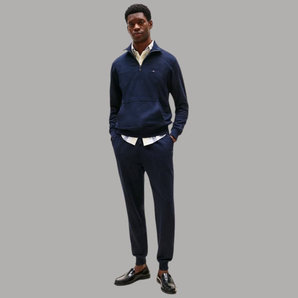 Jogger Garzato Tommy Hilfiger con Bandierina Ricamata in Cotone - 7