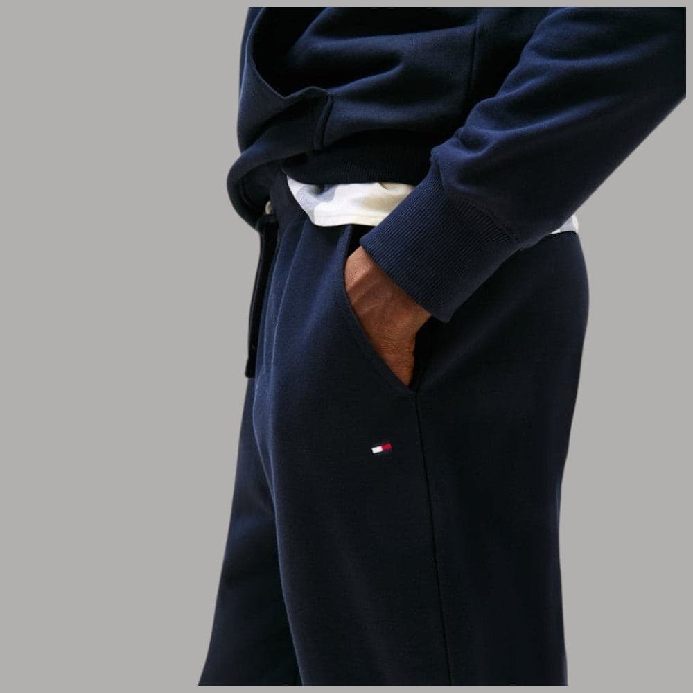 Jogger Garzato Tommy Hilfiger con Bandierina Ricamata in Cotone - 8