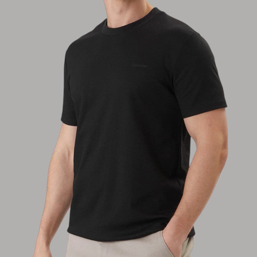 T-shirt Calvin Klein Regular Fit in Cotone Tech Interlock - 2