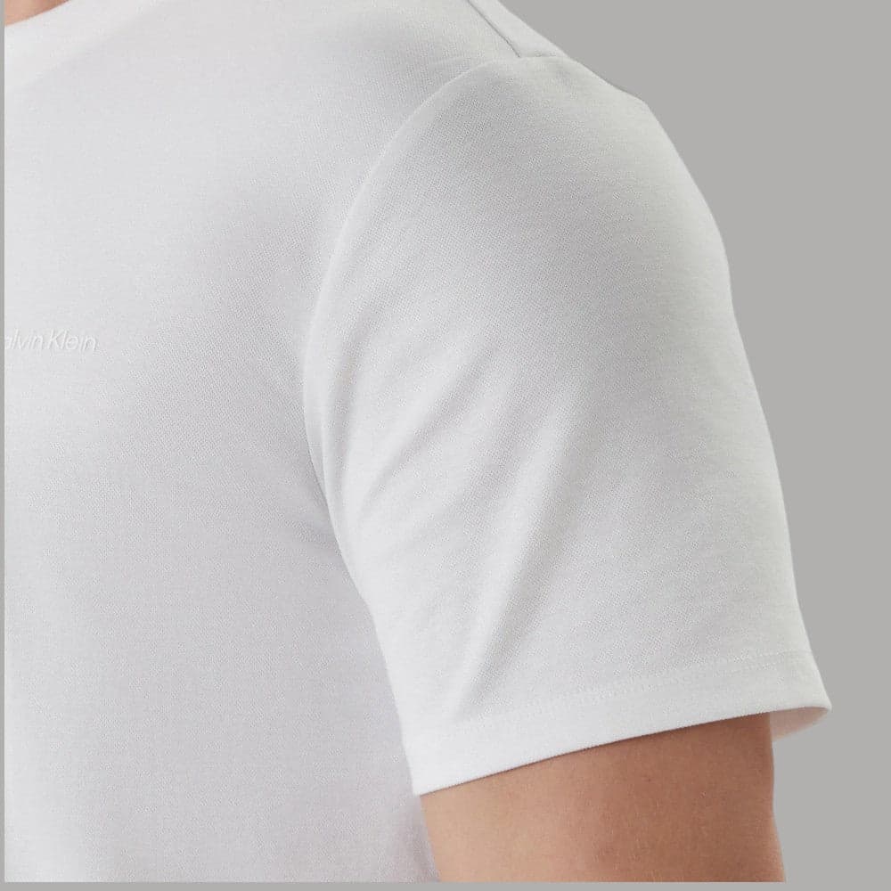 T-shirt Calvin Klein Regular Fit in Cotone Tech Interlock - 8