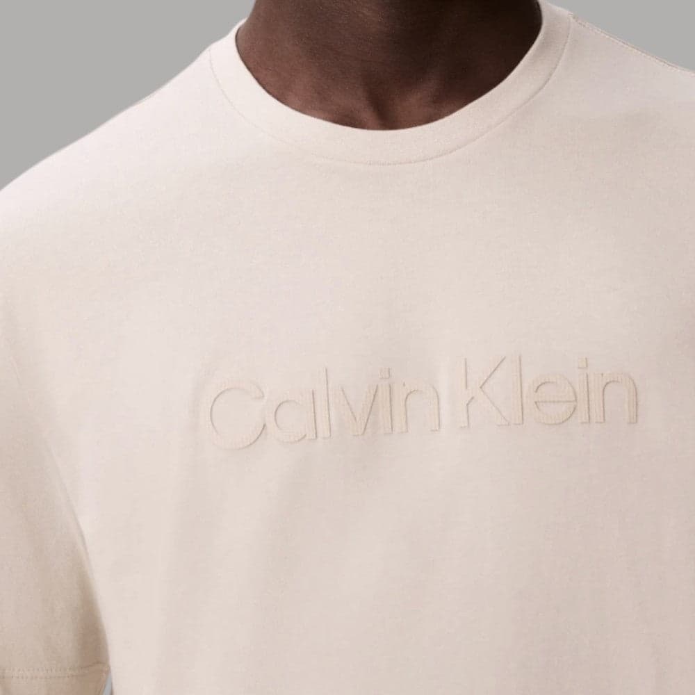 T-shirt Calvin Klein in Cotone con Logo Goffrato: Stile e Comfort - 3