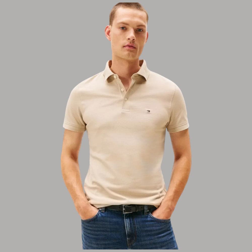 Polo Slim Fit Cotone Bio Tommy Hilfiger con Ricamo Iconico - 12