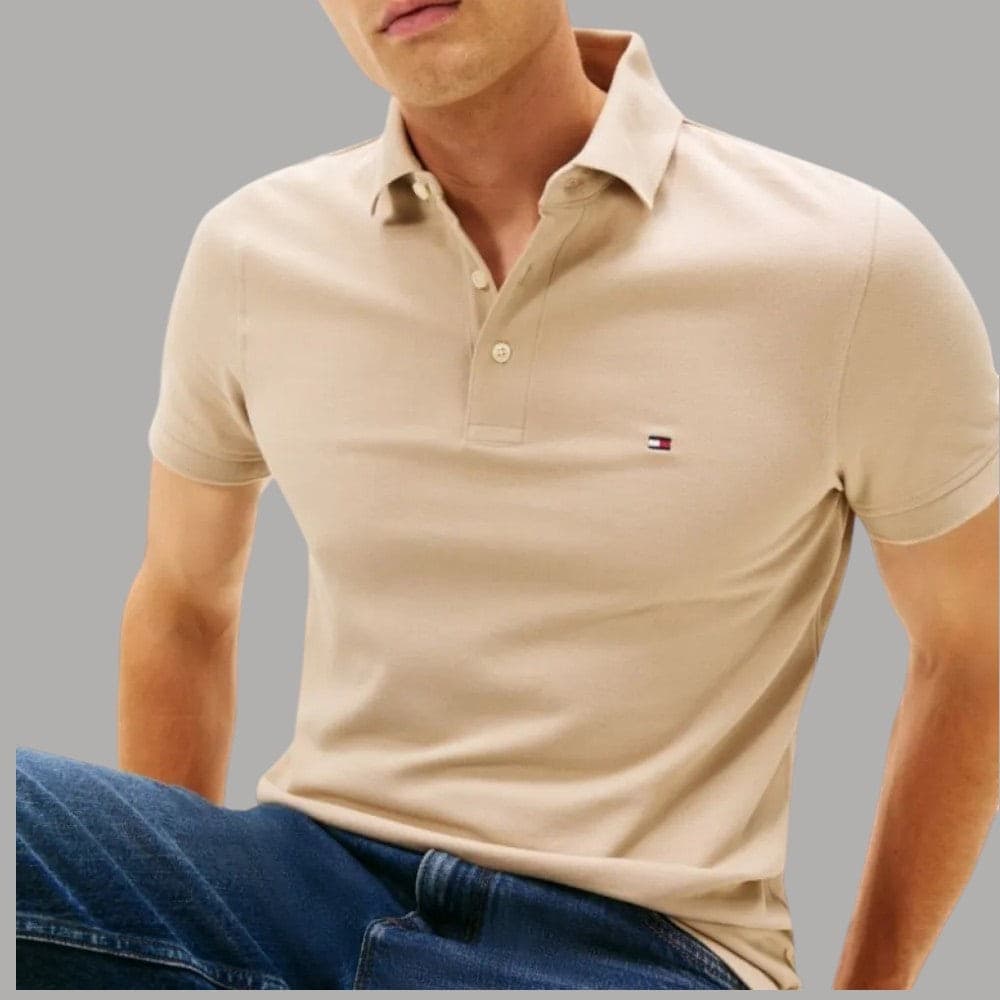 Polo Slim Fit Cotone Bio Tommy Hilfiger con Ricamo Iconico - 2