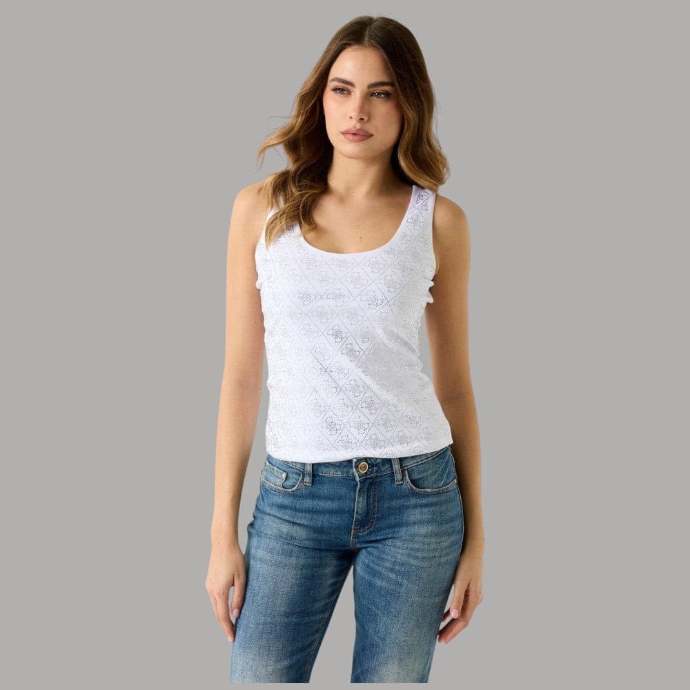 Canotta Guess a Coste Logo 4G, Comfort e Stile Unico
