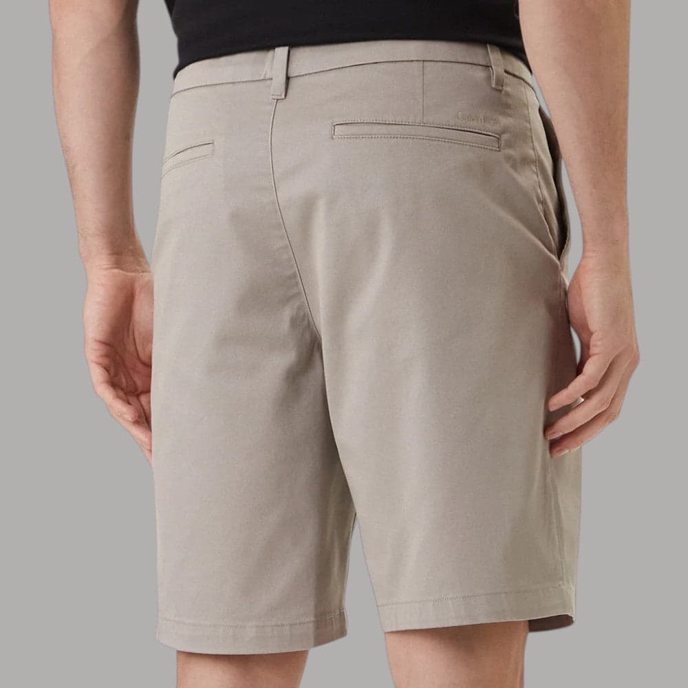 Calvin Klein Pantaloncini Chino Eleganti Twill Cotone Elasticizzato - 5
