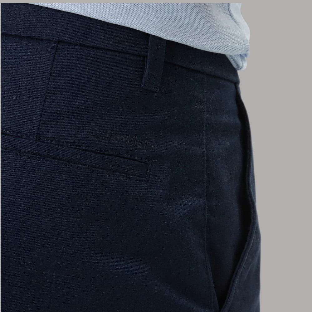 Calvin Klein Pantaloncini Chino Eleganti Twill Cotone Elasticizzato - 9