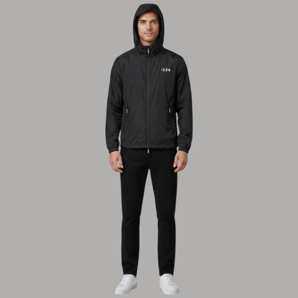 Giacca Estiva ICON Uomo con Cappuccio e Zip - Nylon Resistente - 2