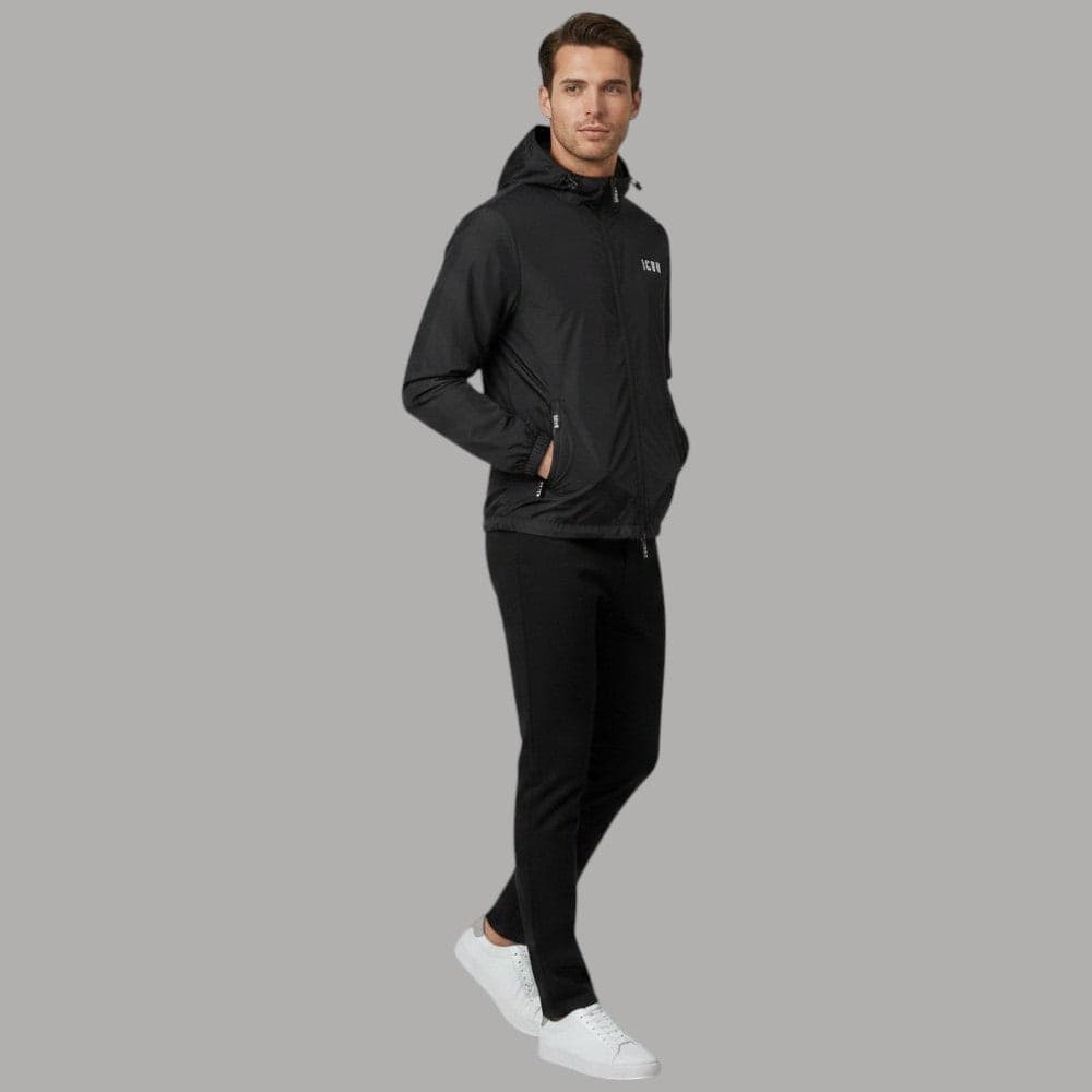 Giacca Estiva ICON Uomo con Cappuccio e Zip - Nylon Resistente - 3