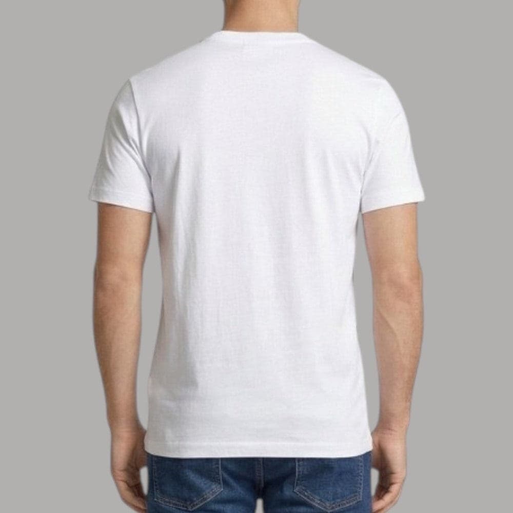 Maglietta ICON Cotone Uomo - Girocollo con Logo Centrale - 4
